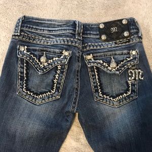 Size 24 miss me boot cut jeans